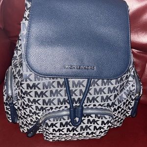 Michael Kors blue Backpack